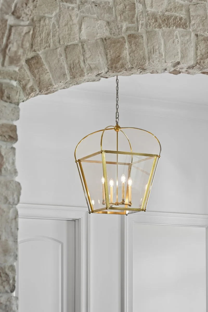 Stone arch + trim detail