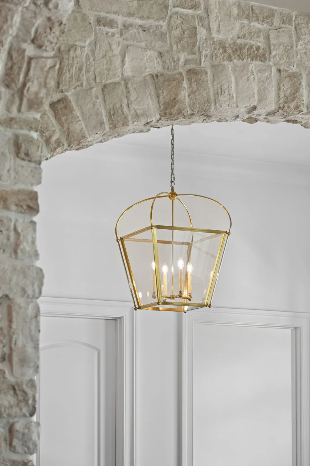 Stone arch + lantern